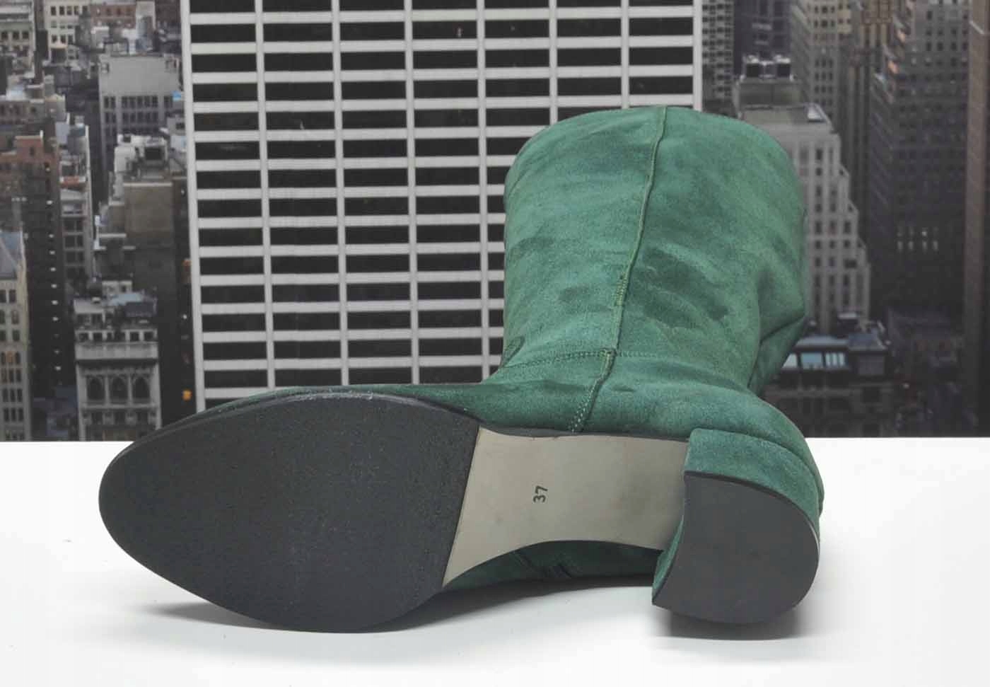 EKSBUT 97-4758-L01-1G kozak zielony nubuk R.37 Kolor zielony