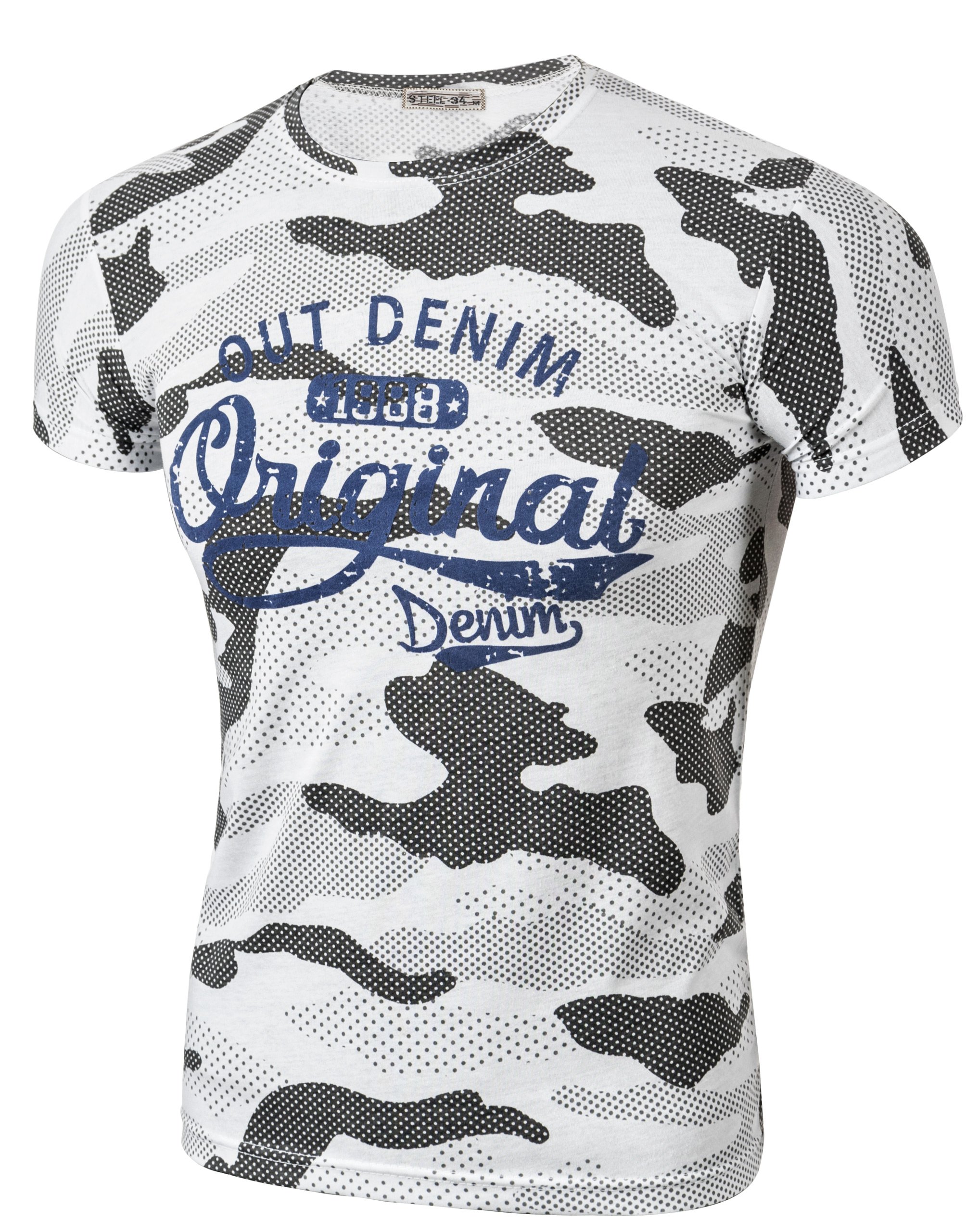 

Wojskowa Koszulka Moro Kamuflaż Tshirt Stel 01 M