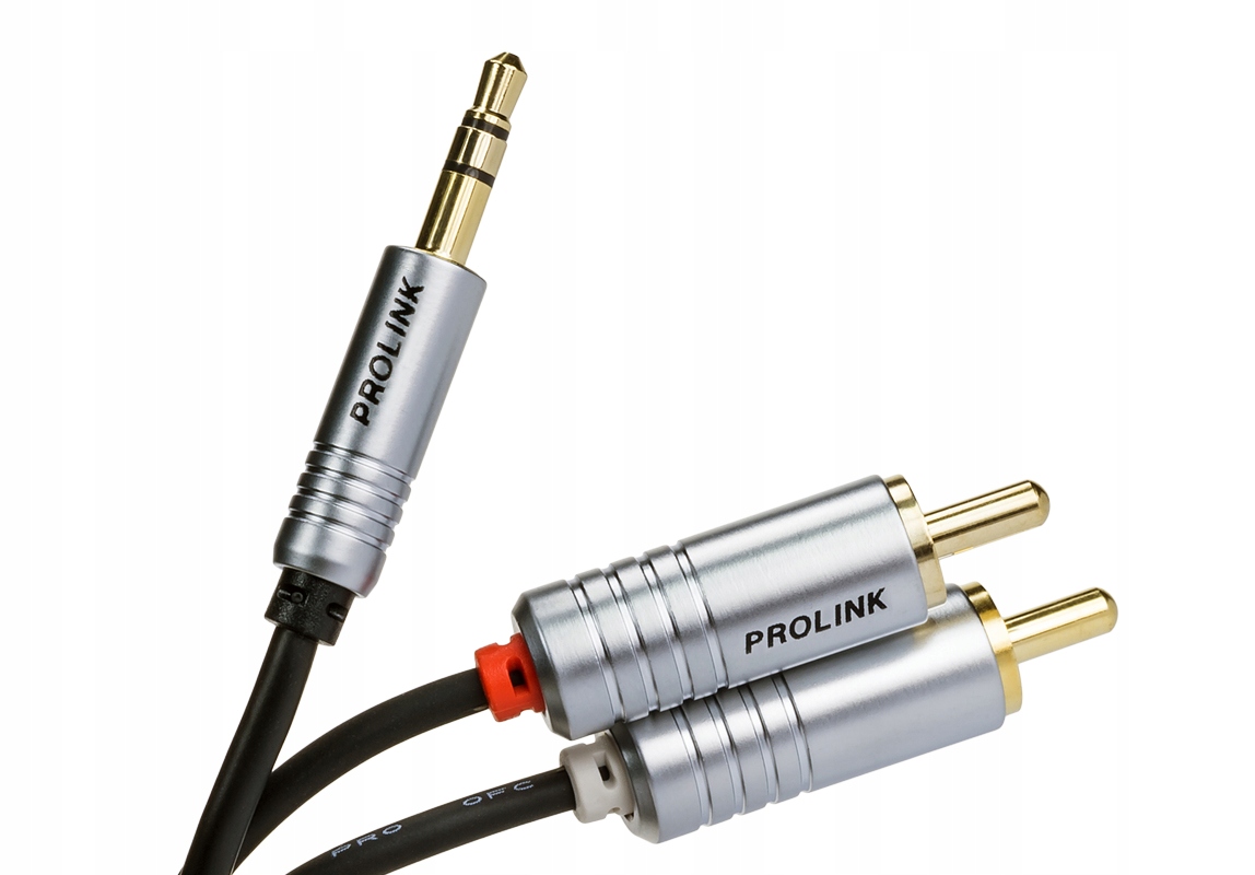 

Prolink Futura Slim - kabel jack/2xRCA Cinch 3m