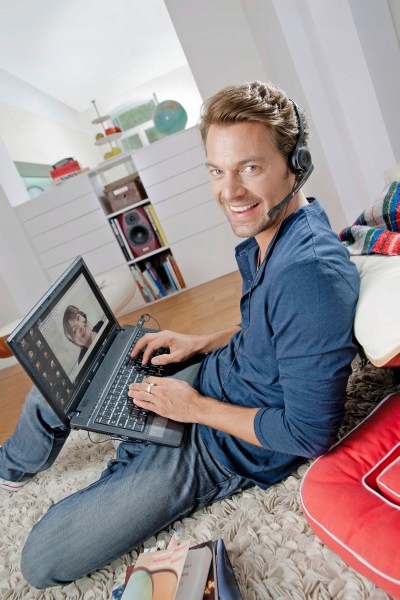 Słuchawki SENNHEISER PC 7 USB podnoszony mikrofon Kolor czarny