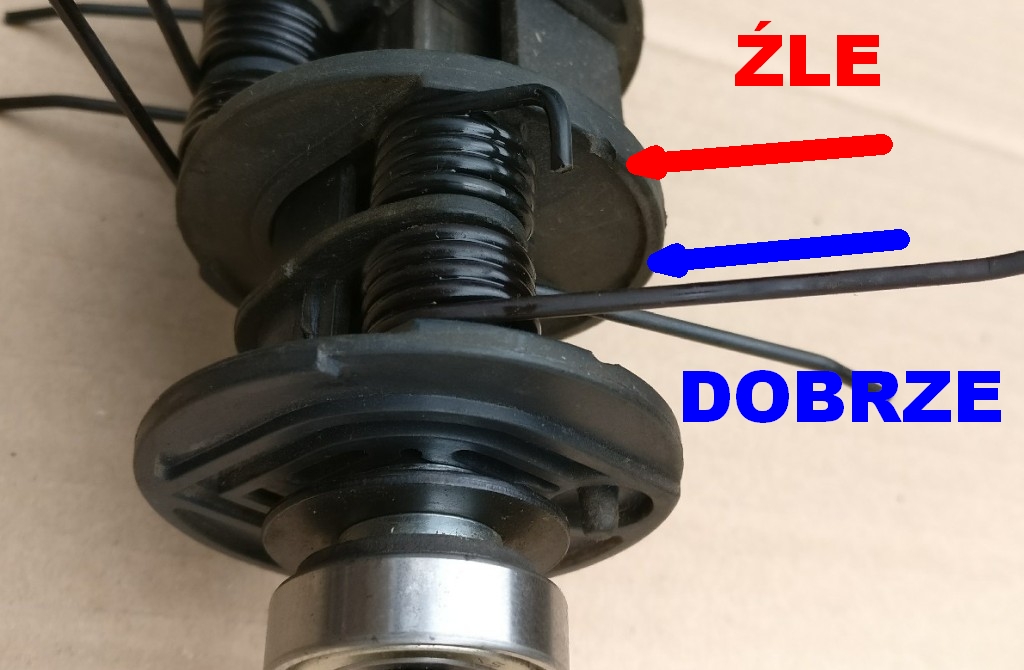 AL-KO 38 VLE COMBI CARE Mocne sprężynki SPRĘŻYNY Zasilanie elektryczne