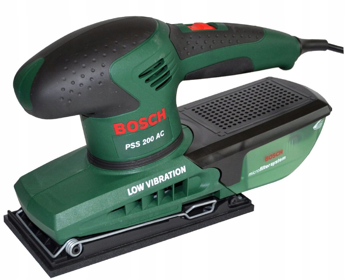 SZLIFIERKA OSCYLACYJNA PSS 200AC BOSCH + WALIZKA Rodzaj szlifierka oscylacyjna