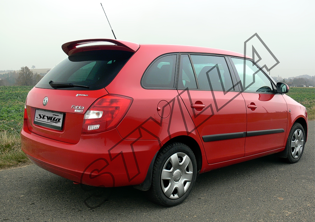 spoiler spojler do Skoda Fabia combi MK2 10/2007-- Typ samochodu Samochody osobowe