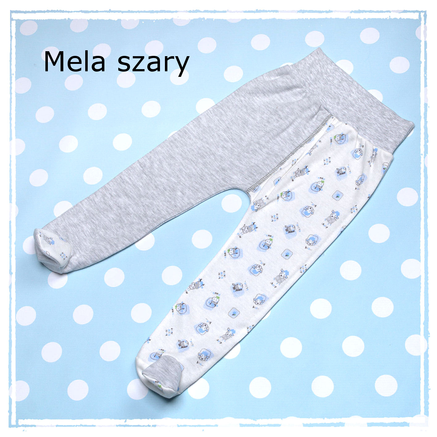 Półśpiochy MELA półśpioszki bezuciskowe-74 Rozmiar 74