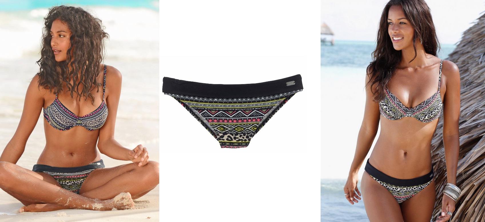 

Buffalo Bikini Strój Kąpielowy Etno Print Dół 36