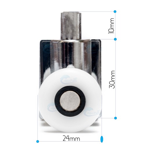 Rolka do kabiny prysznicowej DURASAN dolna 24mm Typ rolka