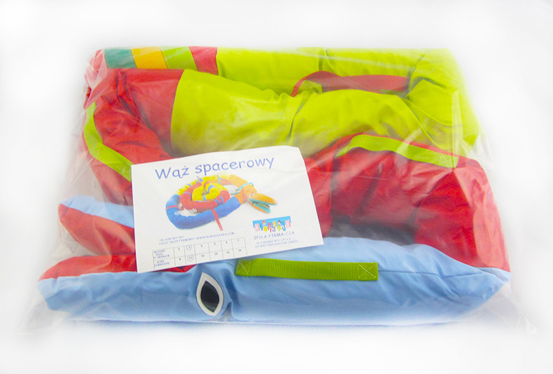 WĄŻ SPACEROWY - GĄSIENICA - 5 METRÓW - 20 UCHWYTÓW Kod producenta W-5m