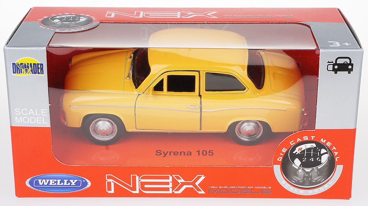 FSO SYRENA 105 METALOWY MODEL WELLY 1:34 SYRENKA EAN (GTIN) 6900312006582