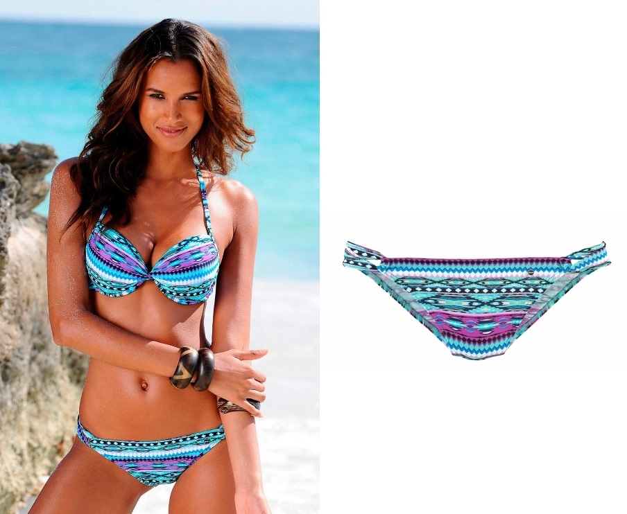 

s.Oliver Bikini strój kąpielowy Aztec Blue dół 32