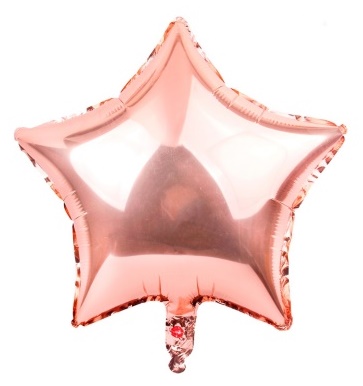 

Balon foliowy Gwiazda pudrowy róż Gold Rose 45cm