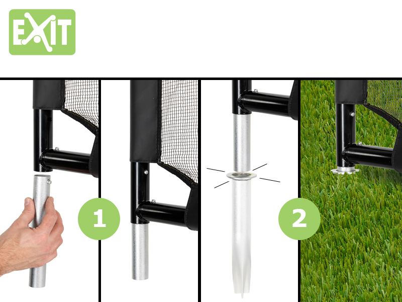BRAMKA PIŁKARSKA 180cm+ MATA RURY38mm EXIT MAESTRO Szerokość bramki 180 cm