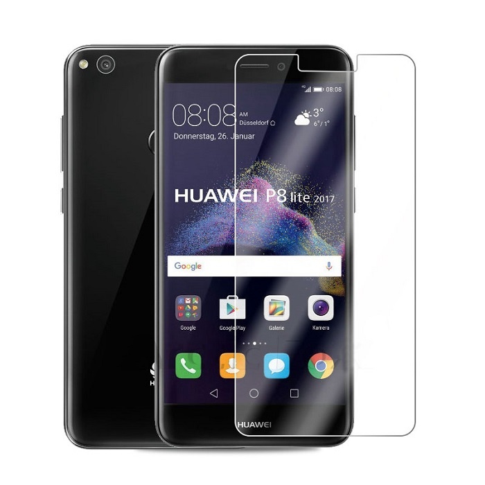Etui Silikon Mat Do Huawei P8/P9 LITE 2017 + SZKŁO Dedykowana marka Huawei