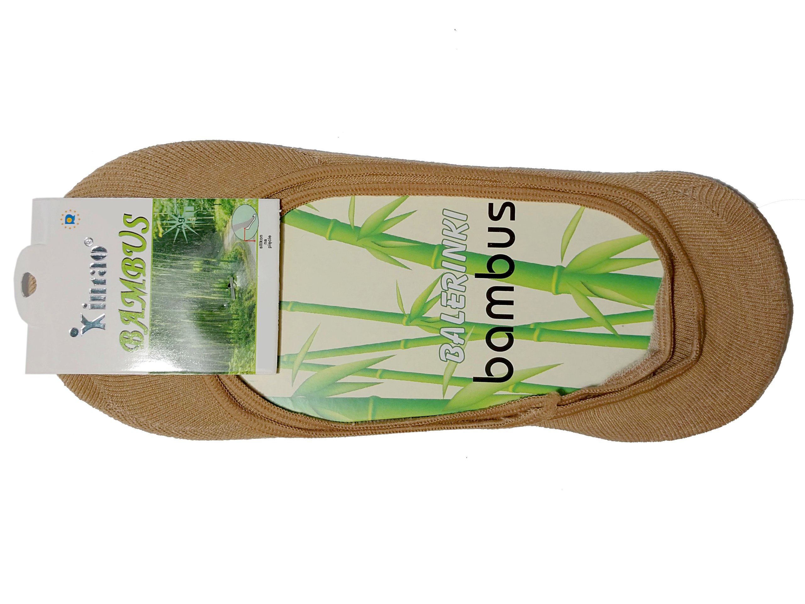 

Stopki bambusowe damskie balerinki 39-42 Silikon