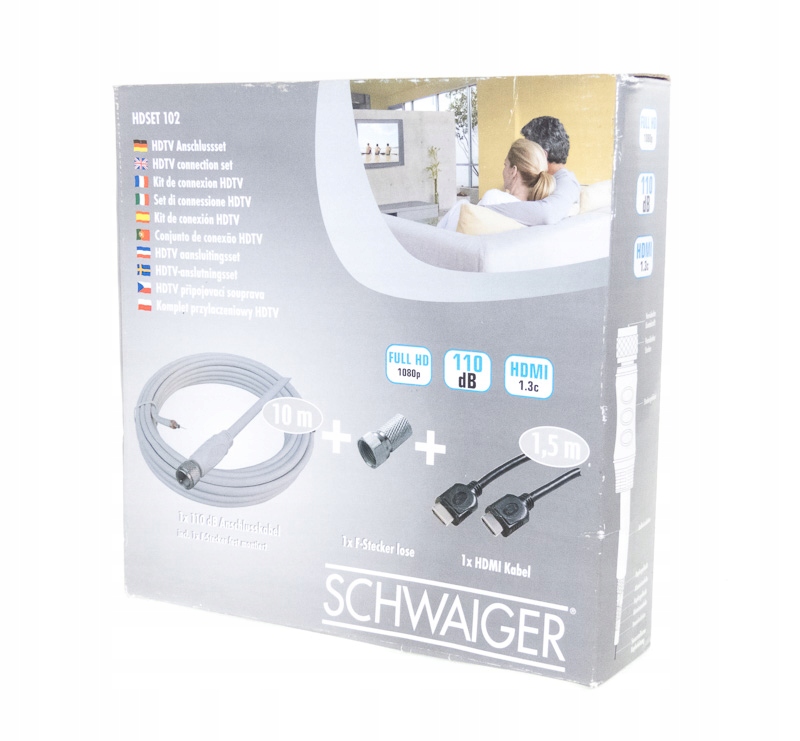 Zestaw Przyłączeniowy Hdmi Tv Dvb-t Full Hd