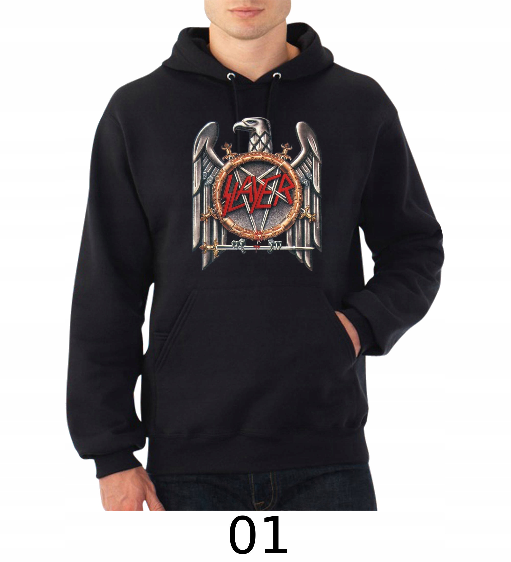 

Slayer Super Bluza z kapturem Dużo Wzorów M