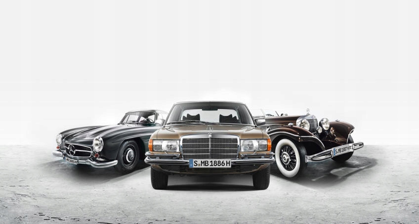Lusterka Chrom Mercedes W111/113 Pagoda 280 SL Numer katalogowy części CFS.MB113.13033
