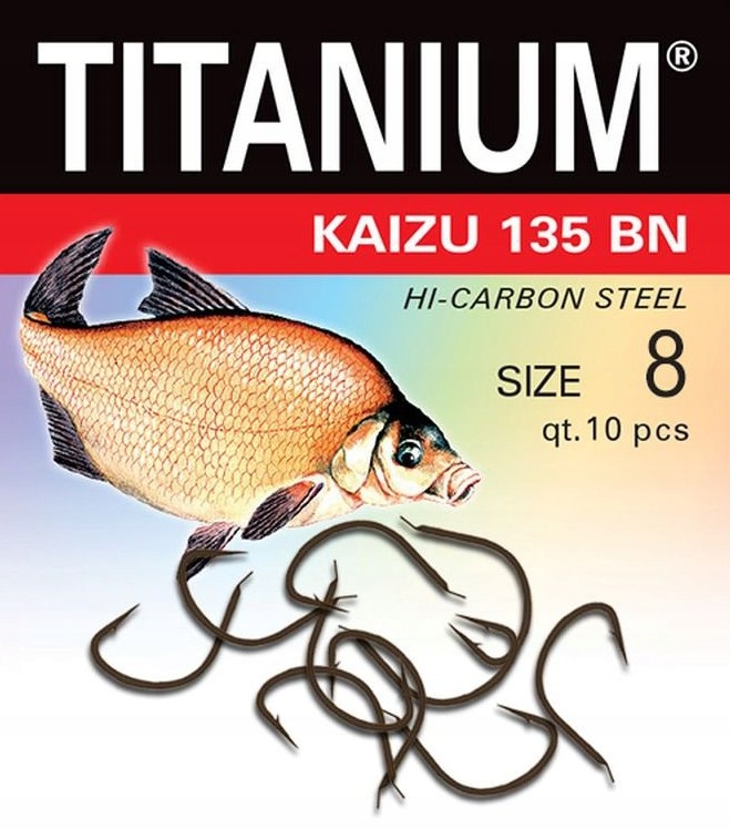 

Haczyki Robinson Titanium Kaizu Roz. 8 10szt Łopat