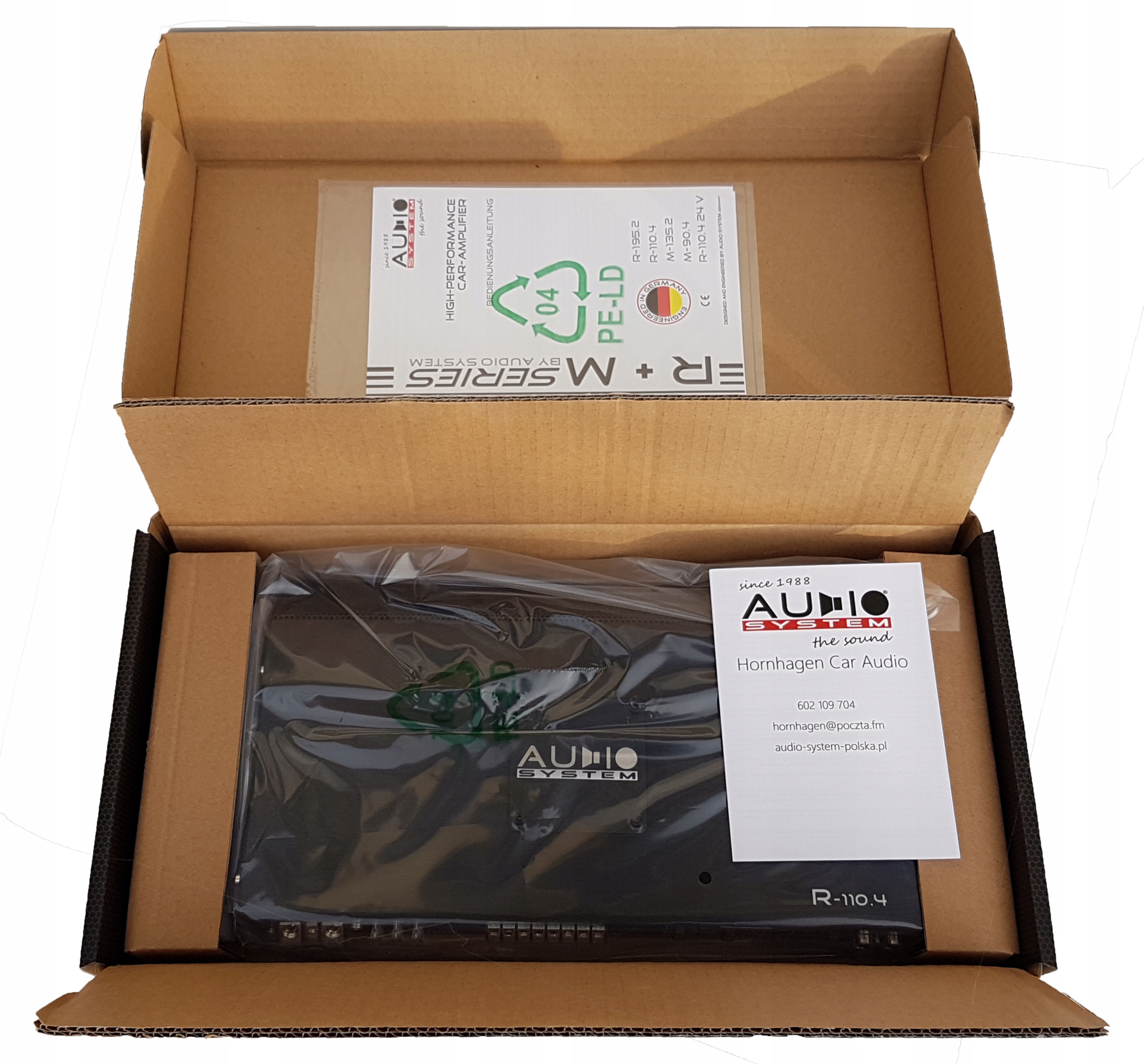 Audio System R110.4 24V do ciężarówek 4x200W RMS Model R-110.4 24V