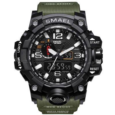 

Zegarek Męski Smael Camouflage Militarny 2 Kolory!