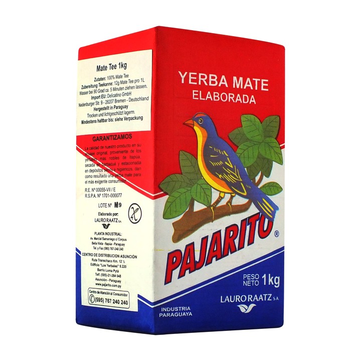 Yerba Mate PAJARITO ELABORADA mocna klasyczna 1kg