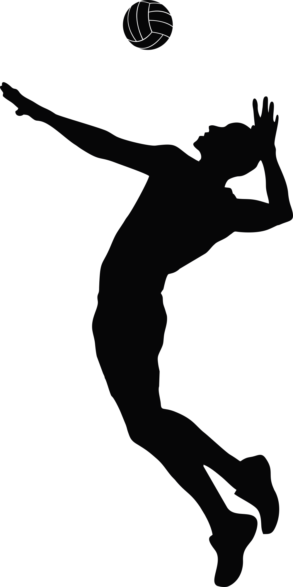 

Naklejka na ścianę Sport Siatkarz siatkówka 140cm