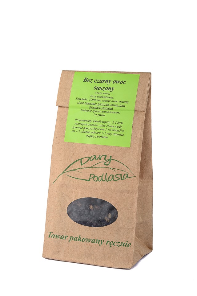 

Bez czarny owoc bzu Zioła 500g Dary Podlasia