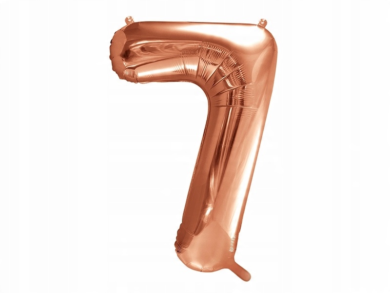 

Balon foliowy Cyfra 7, 86cm różowe złoto