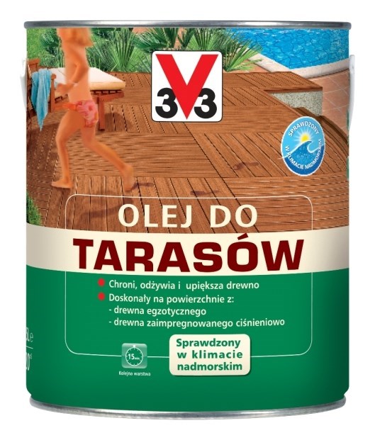 V33 OLEJ DO TARASÓW 5L PALISANDER 3V3 Kod producenta ODTP5