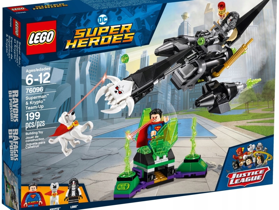 Lego 76096 @@@ ŚMIGACZ SPACE HOG @@@ pojazd Lobo!! Bohater Superman