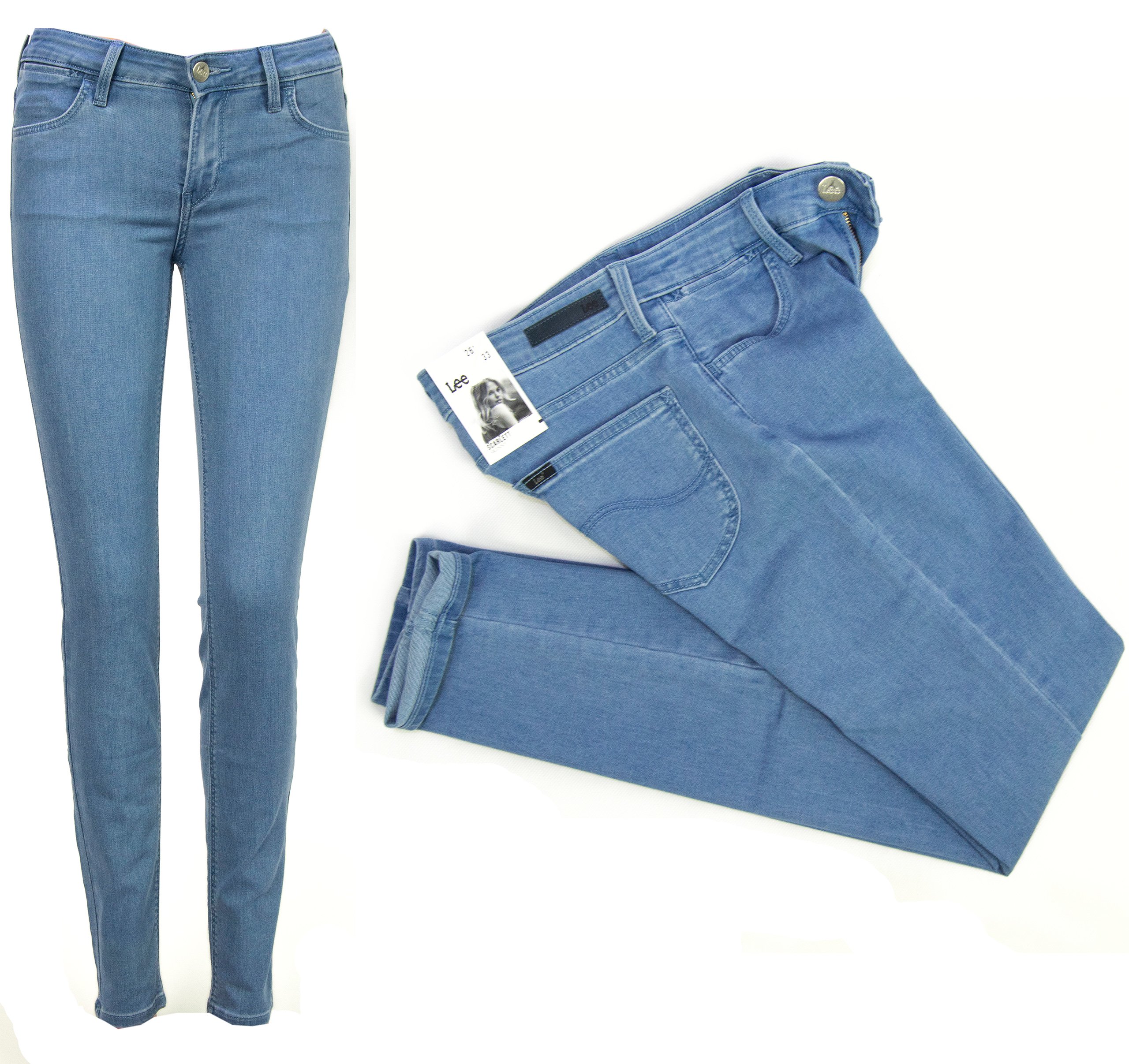 Lee Scarlett Lagoon džíny Skinny W31 L33