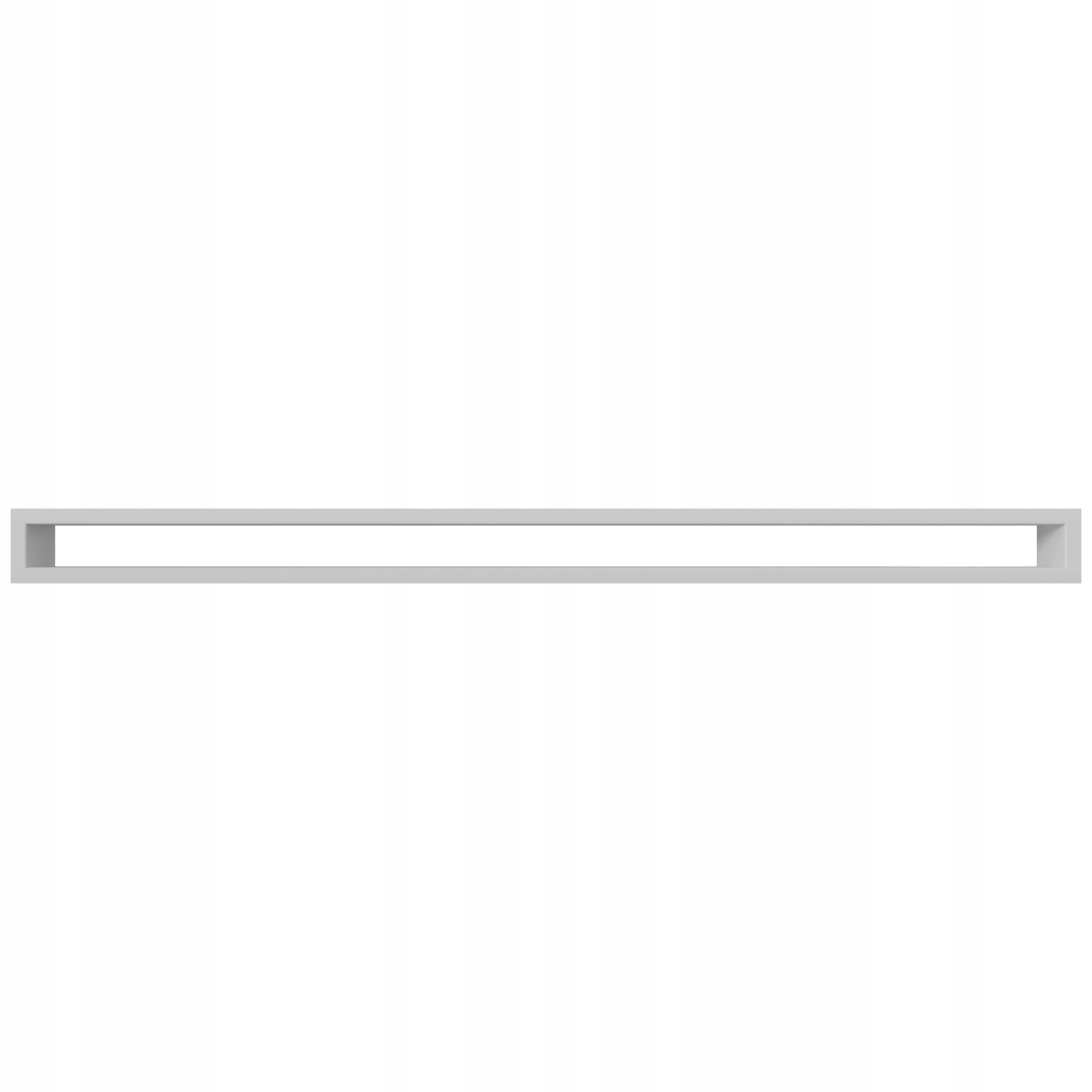 Ventilační krbová mřížka Tunel 6x100 Bílá