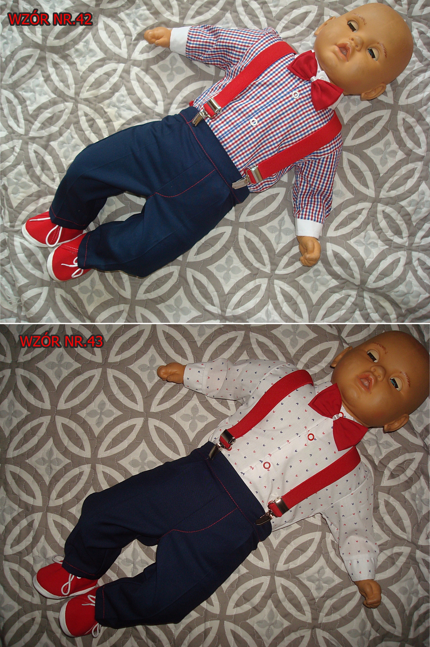 ELEGANT 5 CZ.UBRANKO CHRZEST KOMPLET SWETEREK R 74 Kolor wielokolorowy