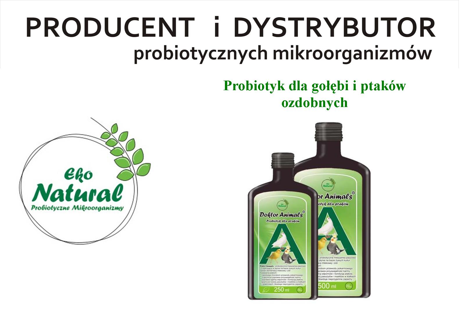 Doktor Animals Emy dla gołębi Probiotyk 100ml Marka Doktor Animals