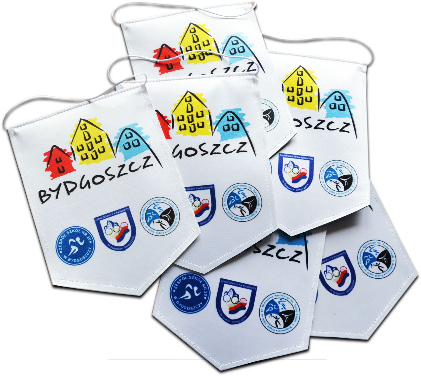 PROPORCZYK z NADRUKIEM 13x23cm Szerokość produktu 13 cm