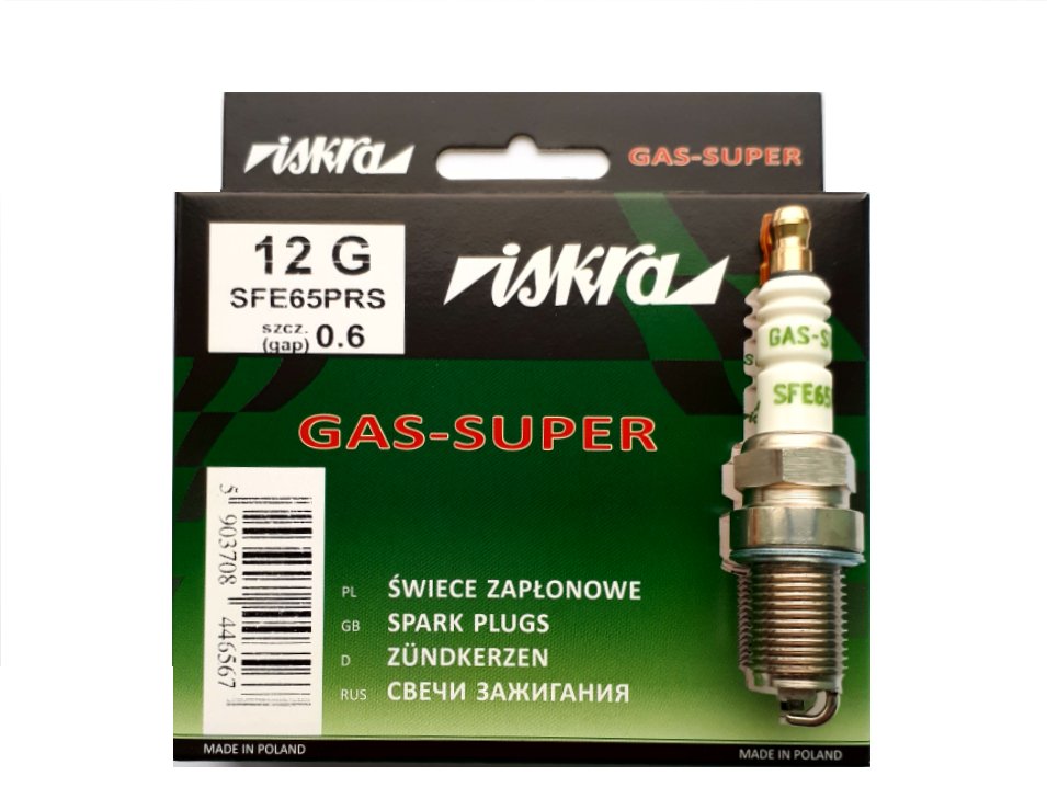

Świece Iskra 12G Punto Seicento Stilo Panda Lpg