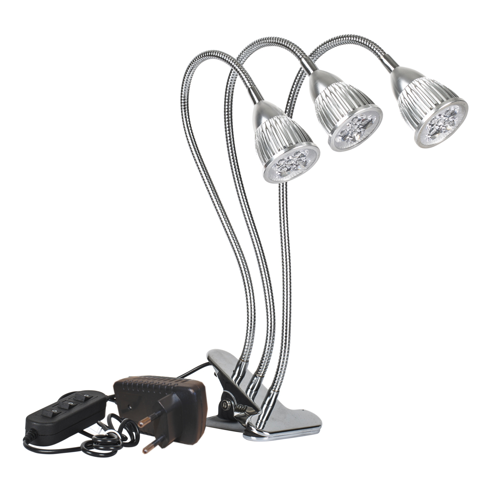 Lampa Led Do Uprawy Roślin Growbox Potrójna 15W