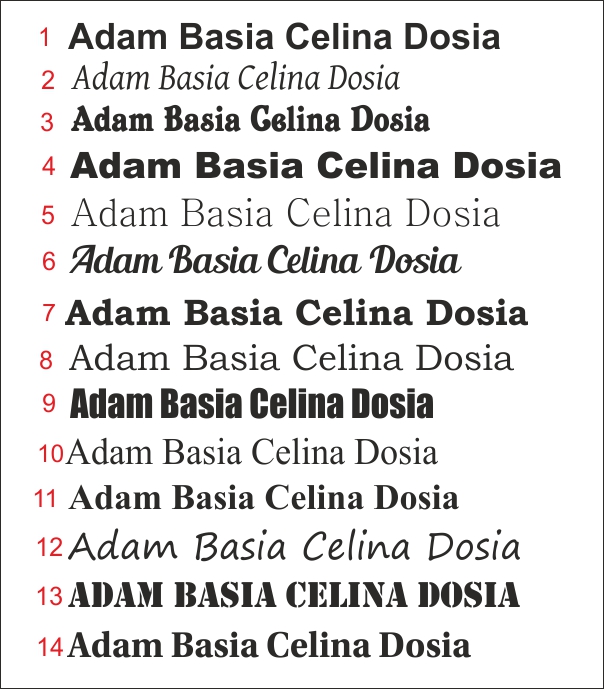 Litery, cyfry, litera, napis 3D Extra ! Wysokość produktu 12 cm