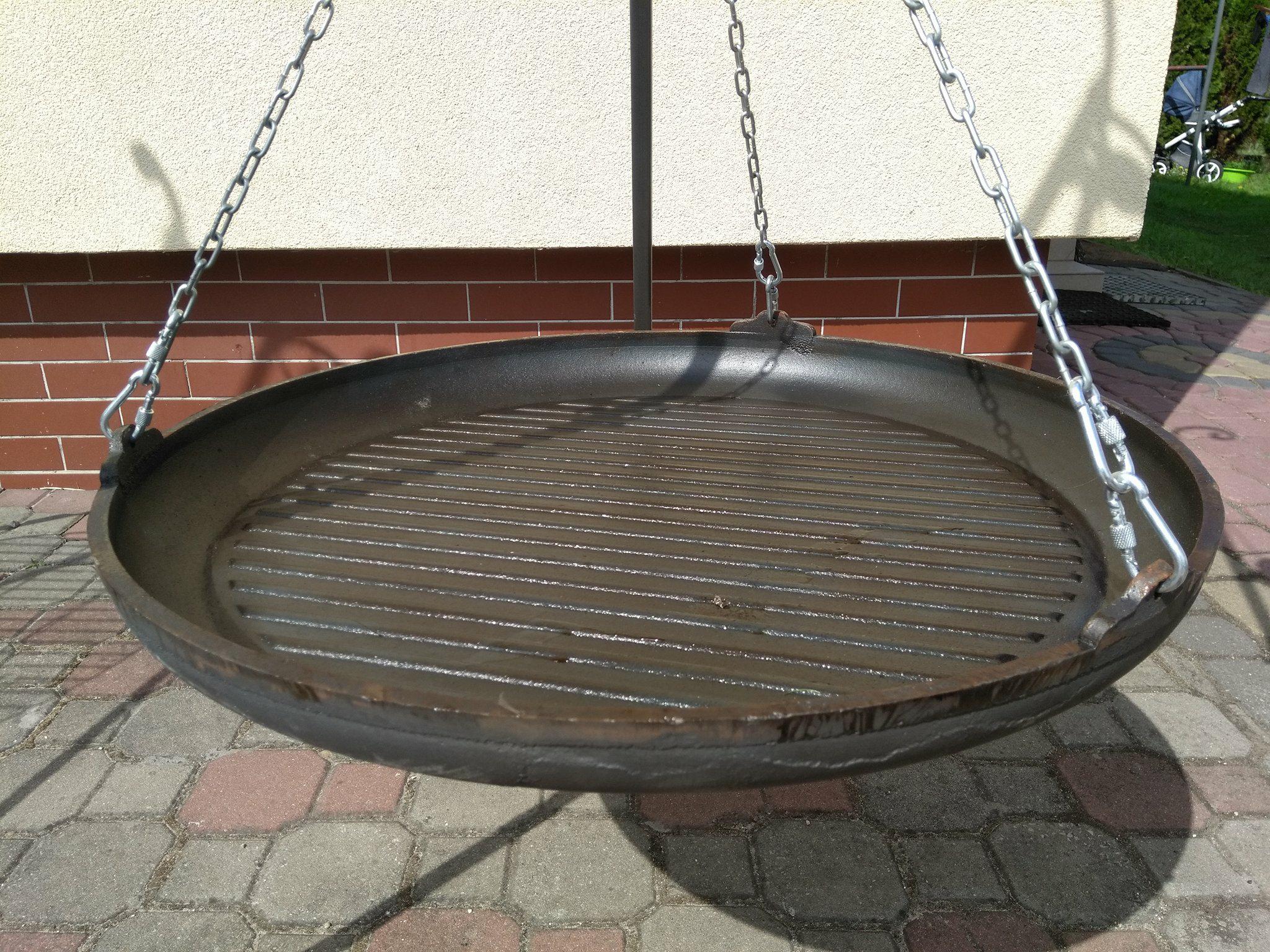 TRÓJNÓG 210CM Z PATELNIĄ ŻELIWNĄ 60CM GRILL Producent inna