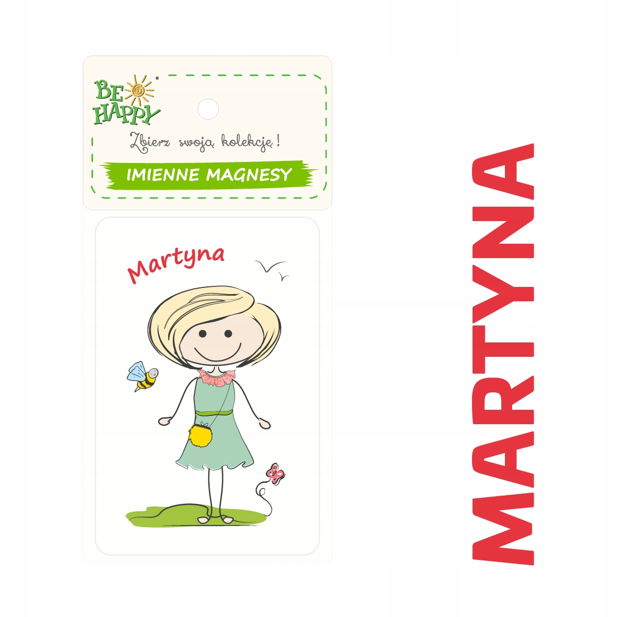 

Magnes na lodówkę Imienne magnesy Martyna