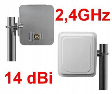 Veľmi dobrý PANEL DUAL BIQUAD H 14dBi 2,4GHz Kód výrobcu BIQUAD 12