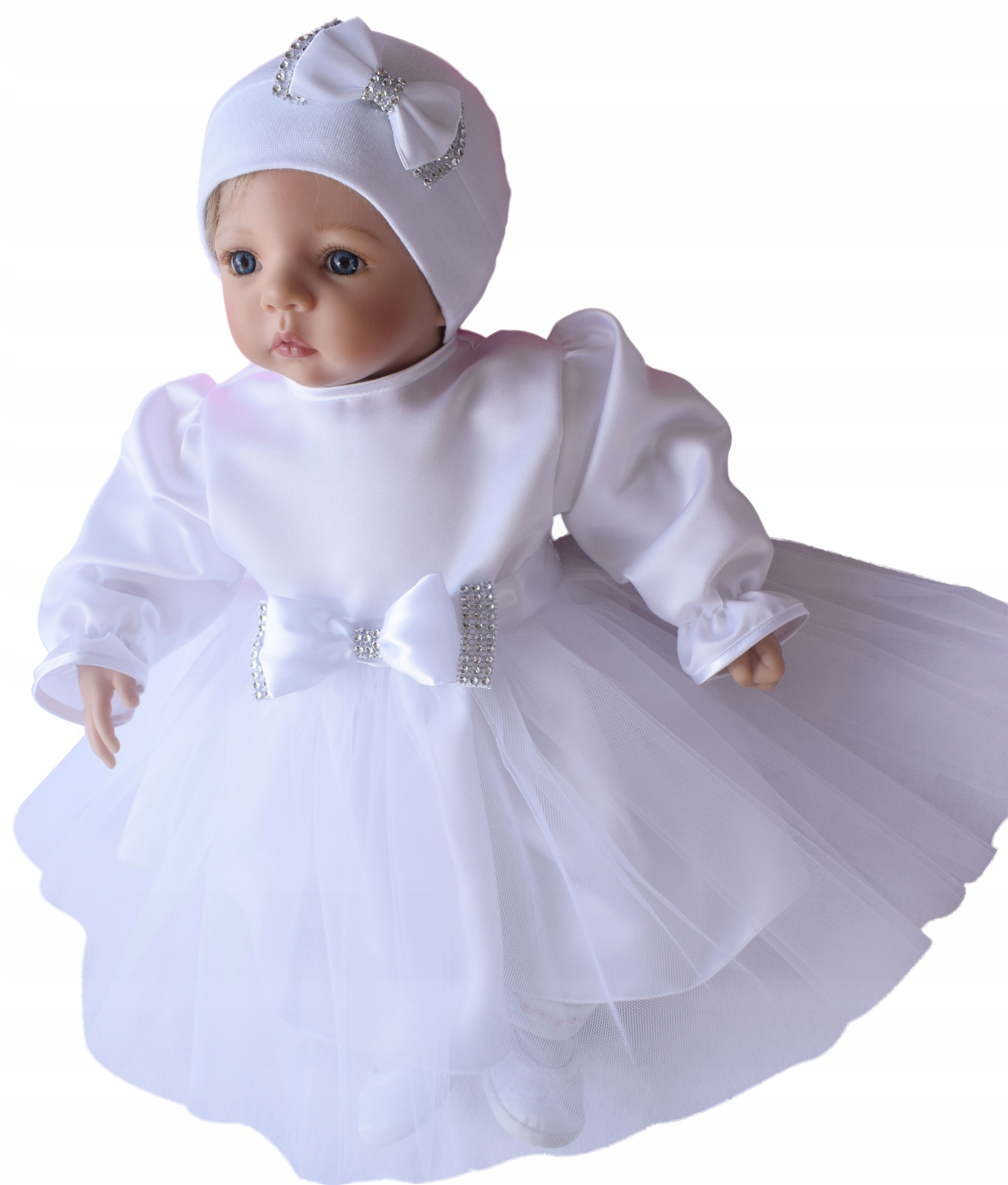 3CZ SUKIENKA do chrztu KOMPLET R.68 Marka Inna marka