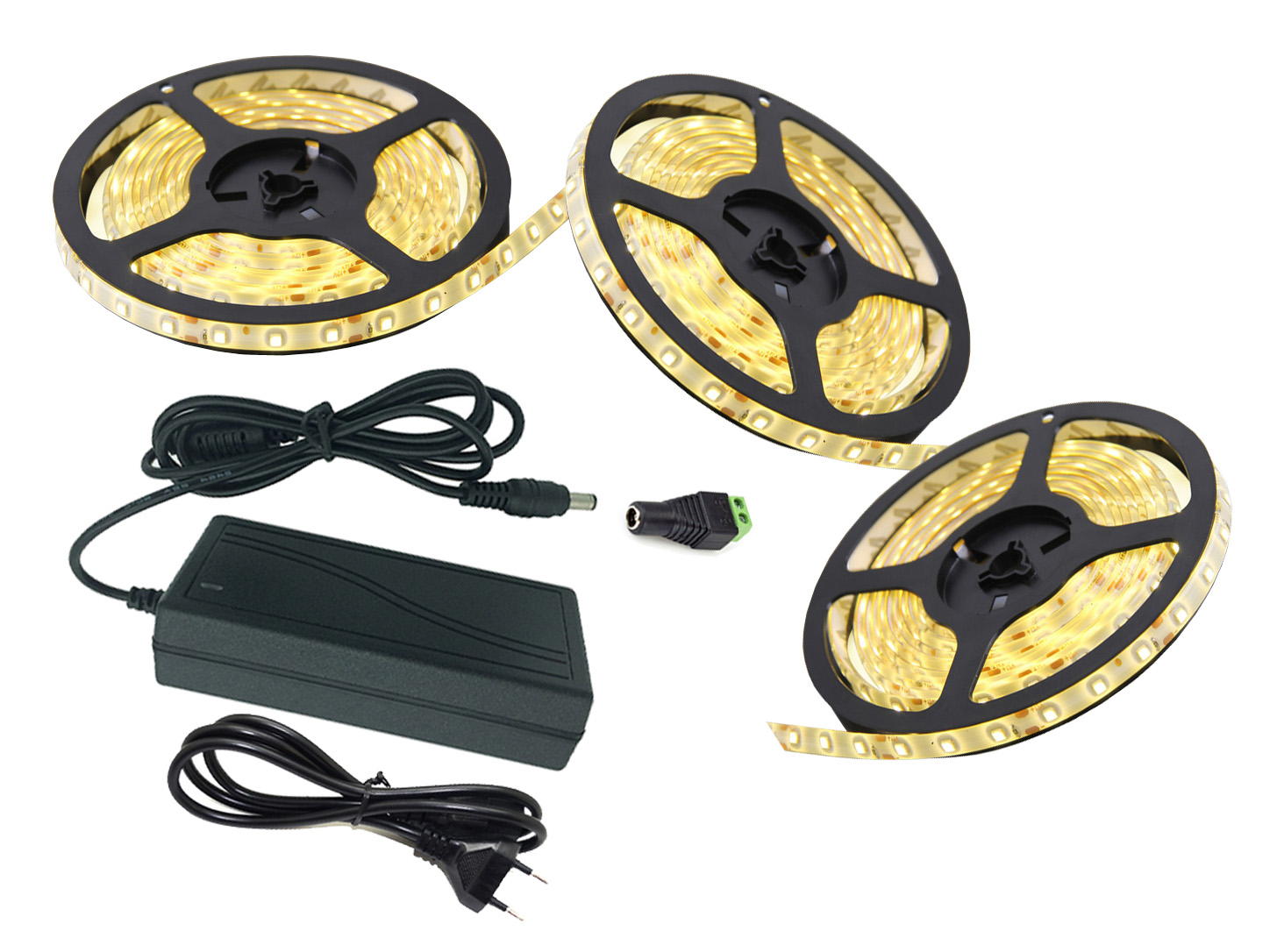 

Zestaw Taśma Led 3528 300 Biała 15M IP65 +zasilacz