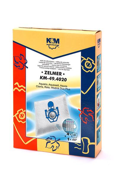 Worki flizelinowe do odkurzacza Zelmer niebieski 49.4020 Odyssey Meteor 4sz
