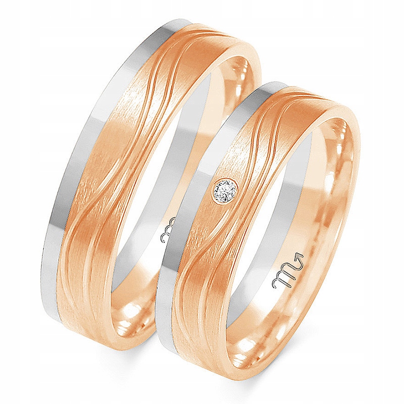 Zlaté Prsteny 14K 5 mm Zirkon id A-223