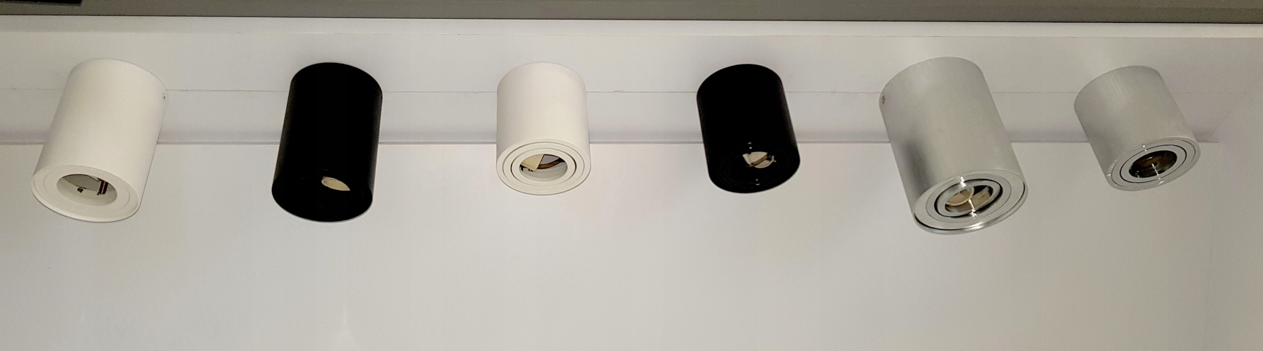 OPRAWA NATYNKOWA HALOGENOWA TUBA LED RUCHOMA +GU10 Rodzaj plafon