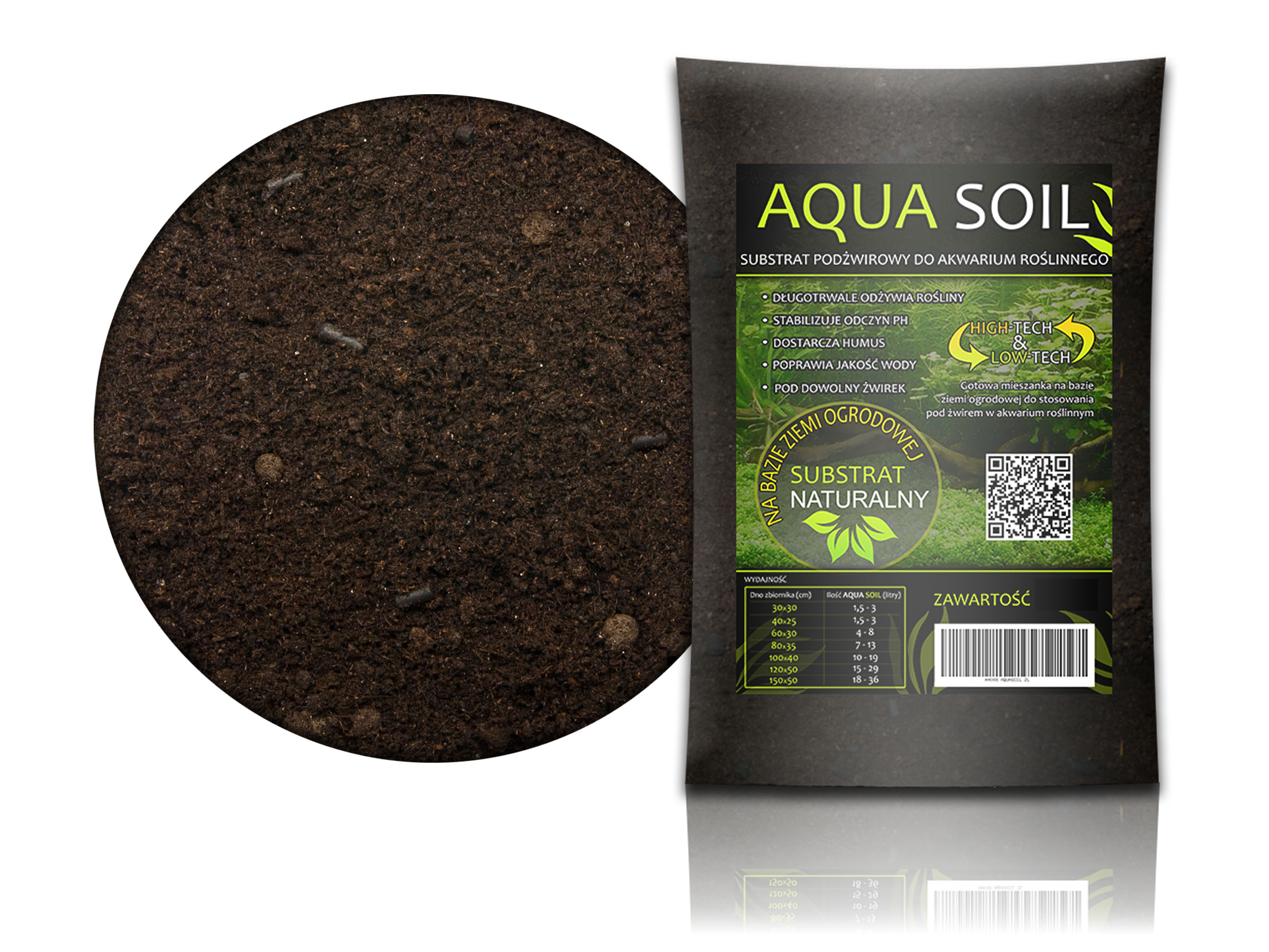 AQUA SOIL Podłoże na bazie ZIEMI OGRODOWEJ 1L 6149969911 Allegro.pl