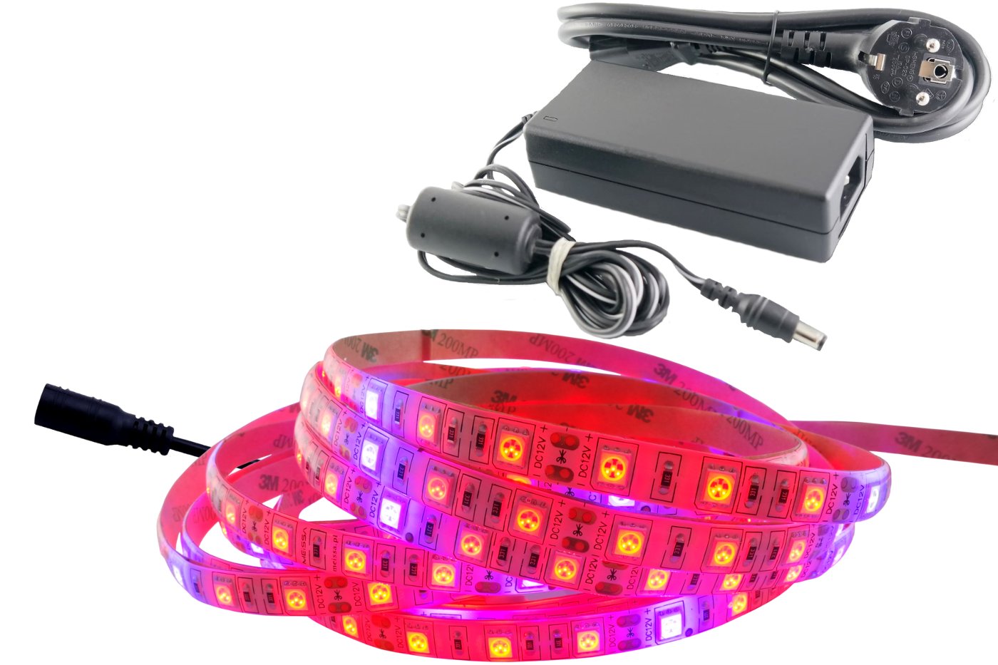 Set Led pásek 300 Grow IP65 pro růst rostlin 3 m