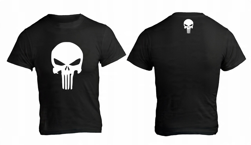 

Koszulka Punisher t-shirt 4XL nadruk dwustronny