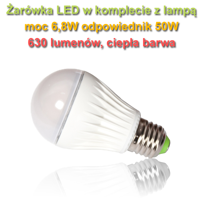 Lampa wisząca MUNDIAL czarna V.3 żarówka LED extra Bohater brak