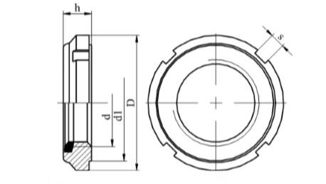 Nakrętka łożyskowa samokontrująca M35x1.5 AN86 1sz Marka inny